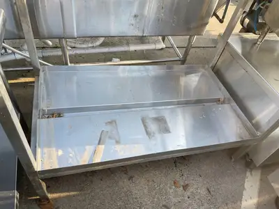 Used Falcon Restaurant Supply Used 51" Stainless Steel Rack with Drain Pan - SS230 Restaurant Equipment (Miscellaneous) Illinois US | Falcon Restaurant Supply #1376007