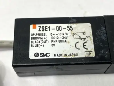 USED SMC VACUUM SWITCH 12-24VDC MISSING O-RING