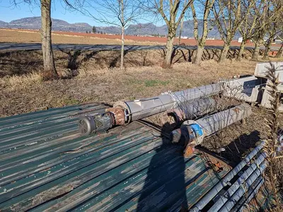 Waste Material Elevator Auger