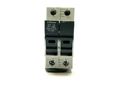 31 296 | Wohner  Fuse Holder 30A 600V Class CC - Used