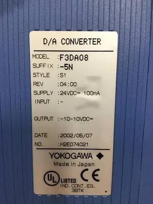 USED YOKOGAWA F3DA08-5N