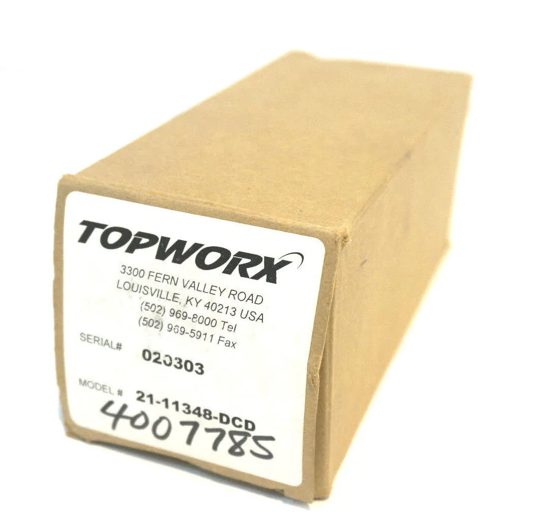 NEW TOPWORX 21-11348-DCD LIMIT SWITCH 2111348DCD