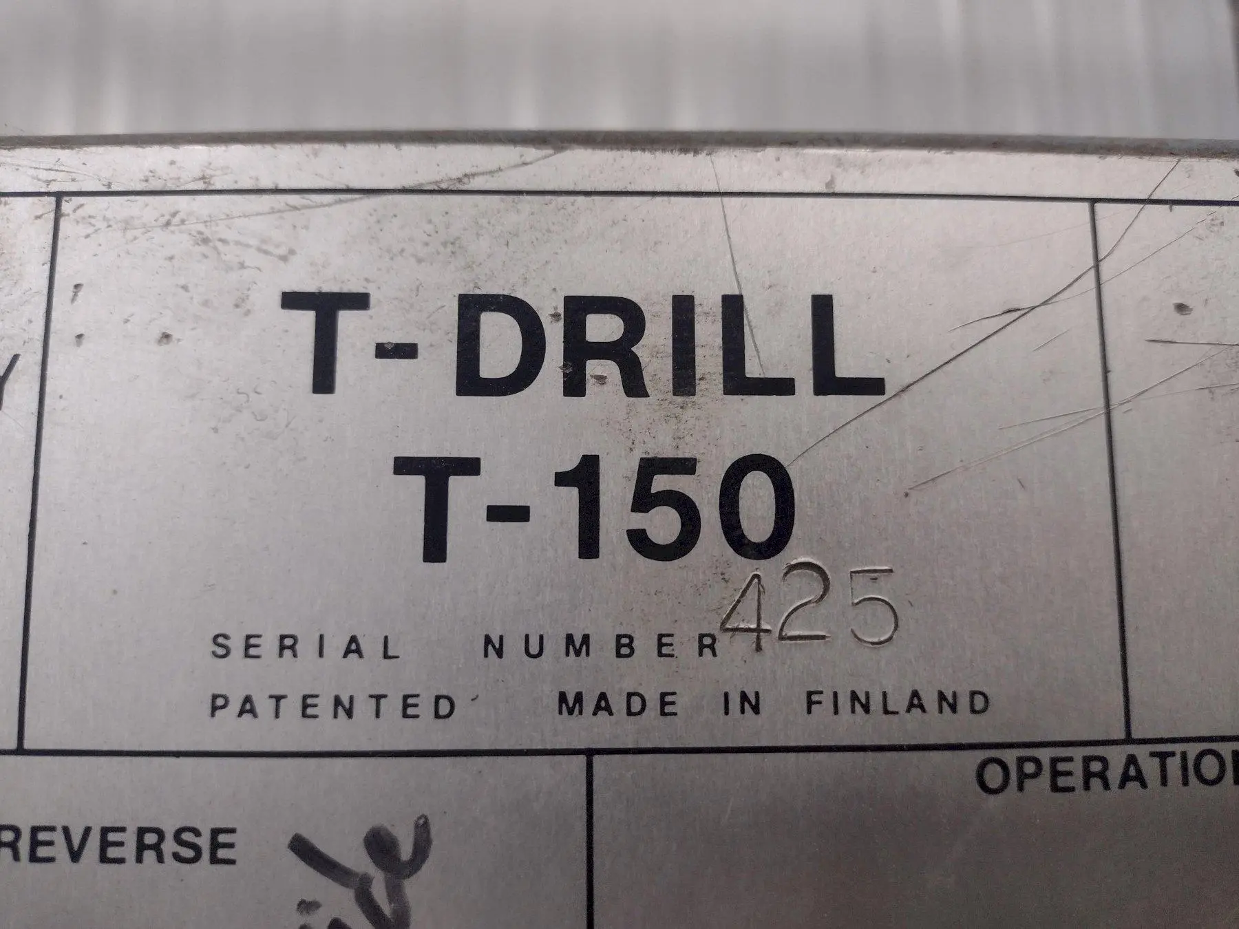 USED T-DRILL T-150
