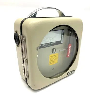 USED DICKSON SC4-350C-B-7 TEMPERATURE RECORDER 4"