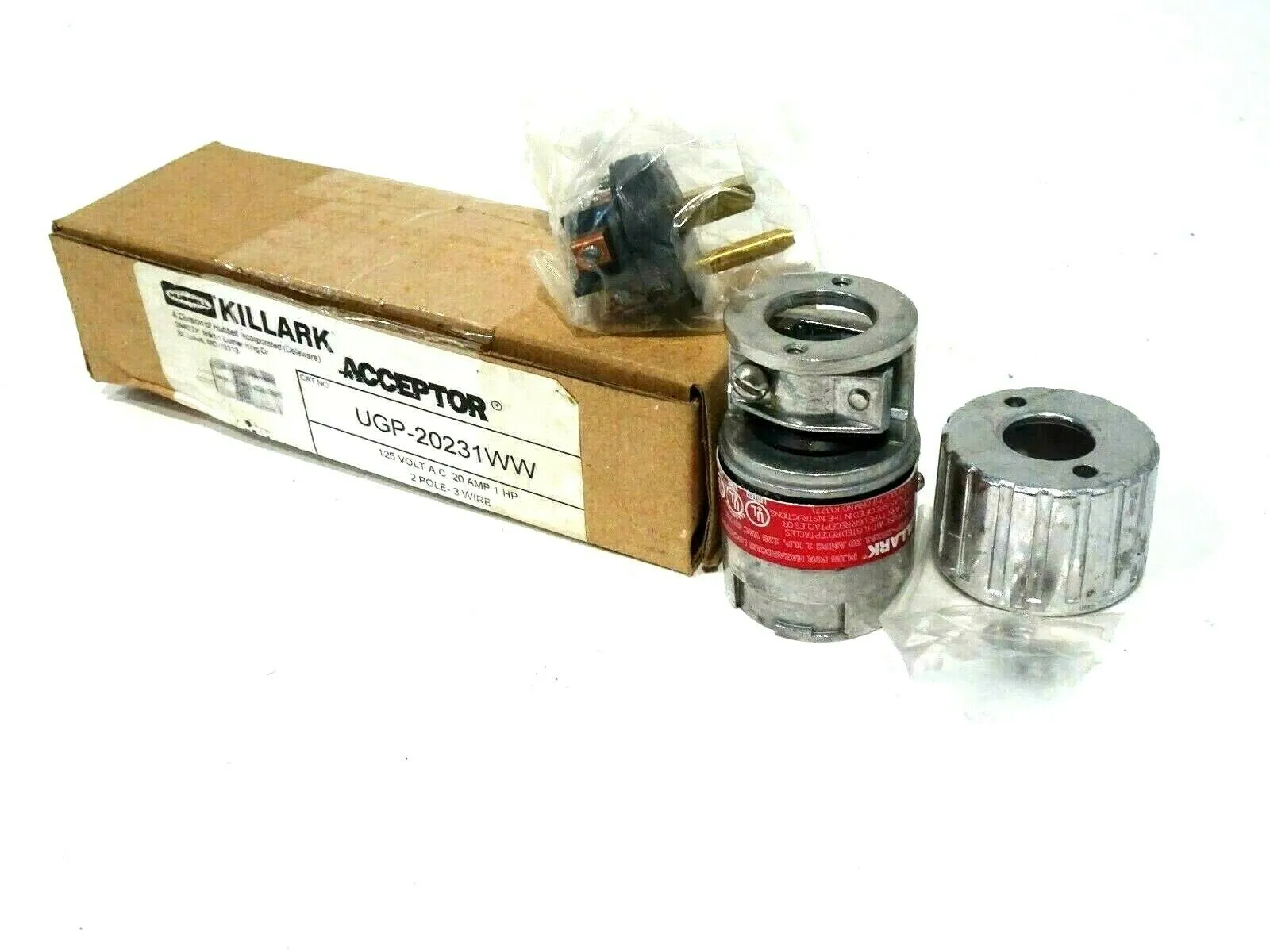 NEW HUBBELL UGP-20231WW EXPLOSION PROOF PLUG UGP20231