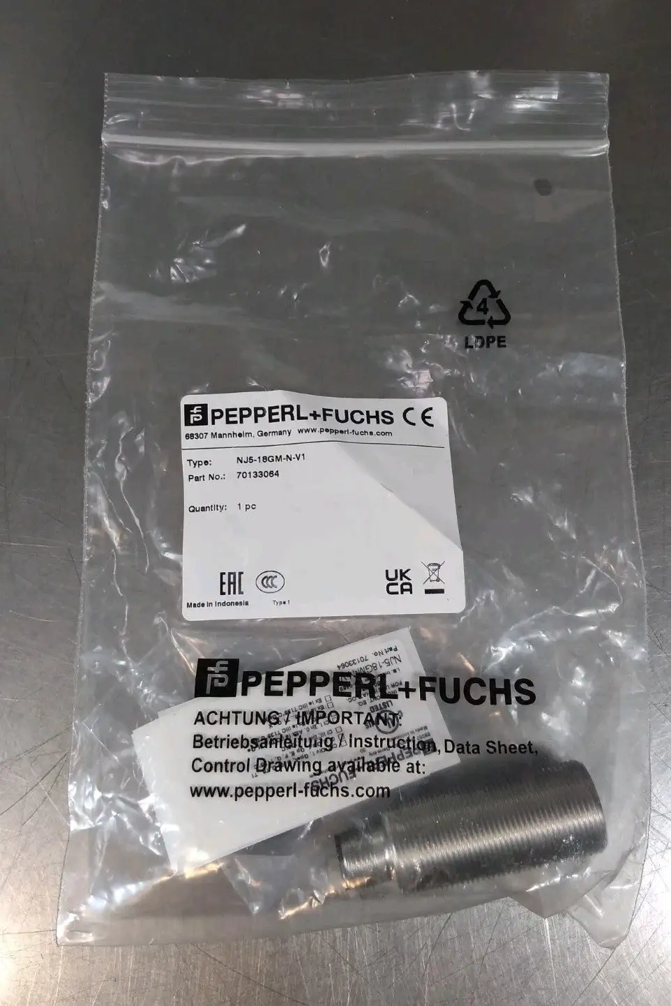Pepperl+Fuchs NJ5-18GM-N-V1 proximity switch Loc5E1/3