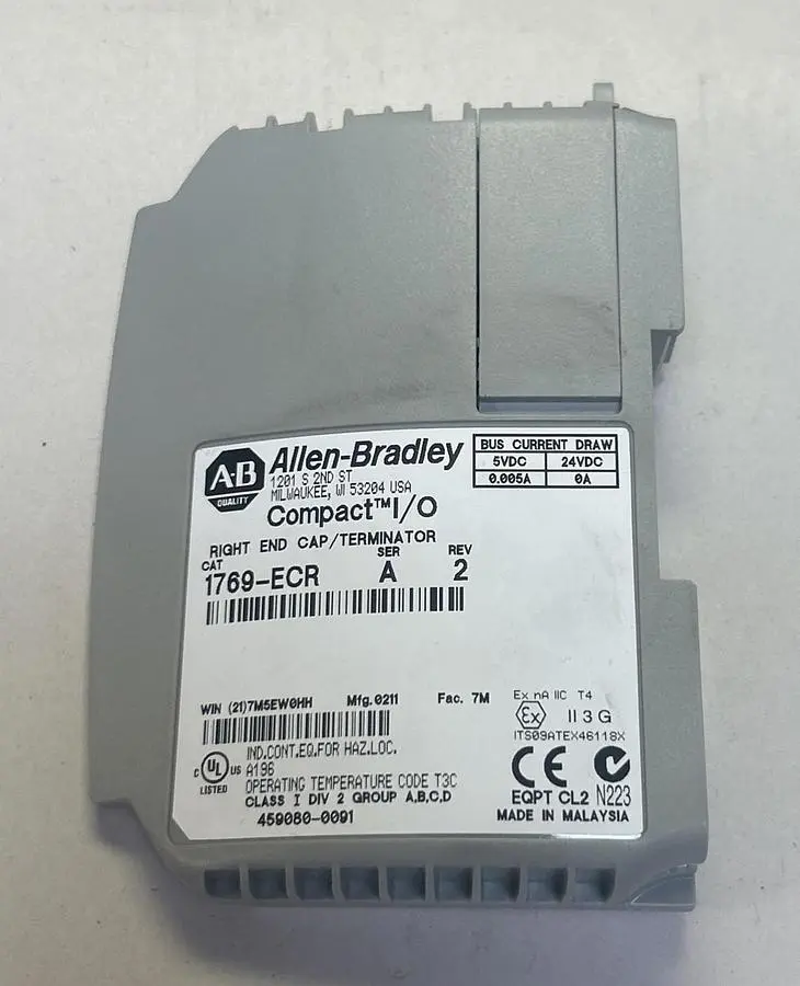 Used ALLEN-BRADLEY 1769-ECR Industrial Controls Ohio US | Surplus Asset Holdings #1265696
