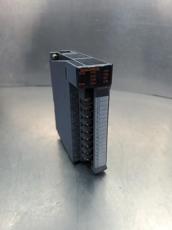 Used Mitsubishi QD60P8-G PLC Input & Output | Palmetto Automation #1156453