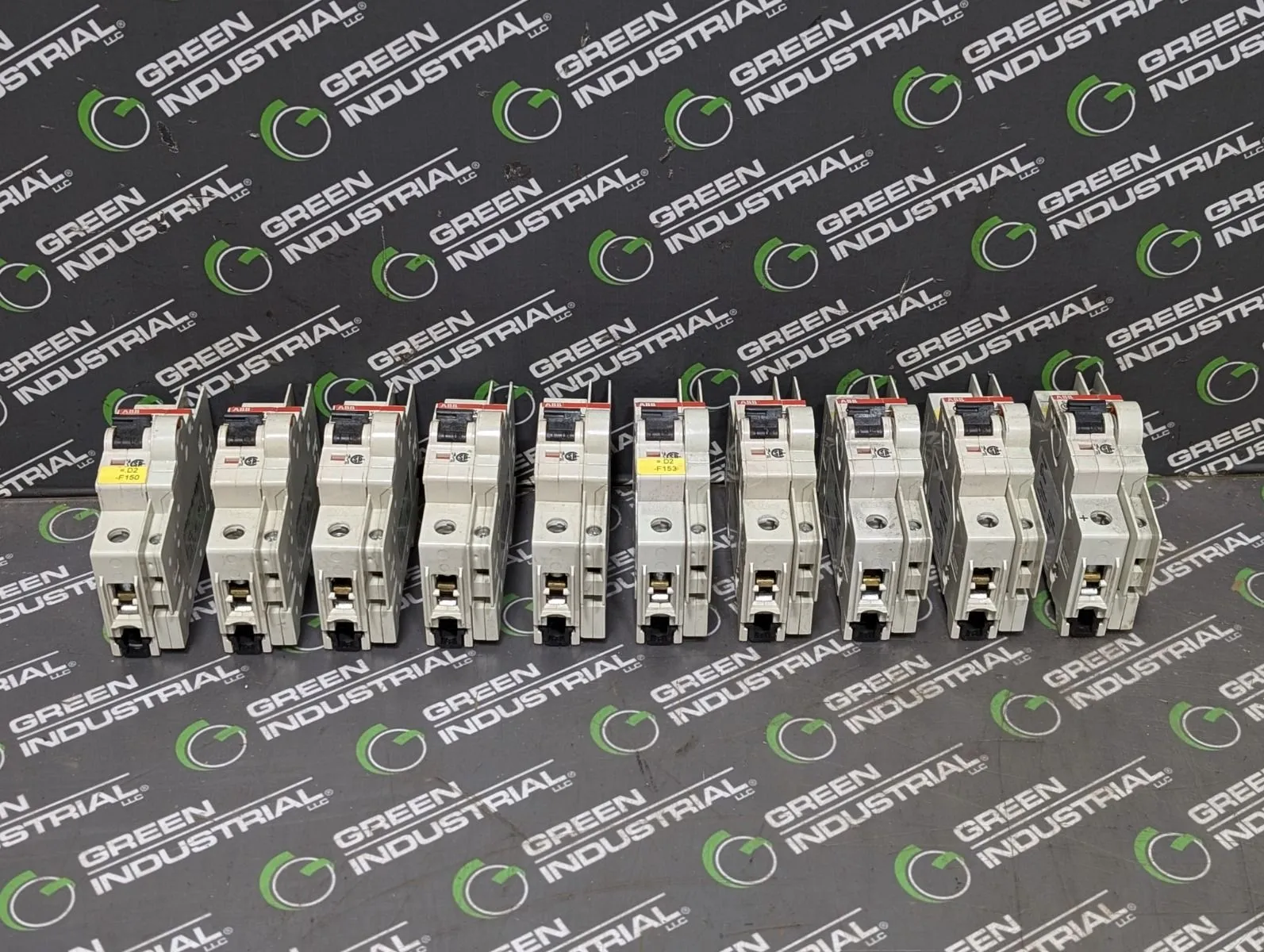 Lot of 10 ABB S201U-K16A Single Pole Circuit Breakers 16A 240VAC Used