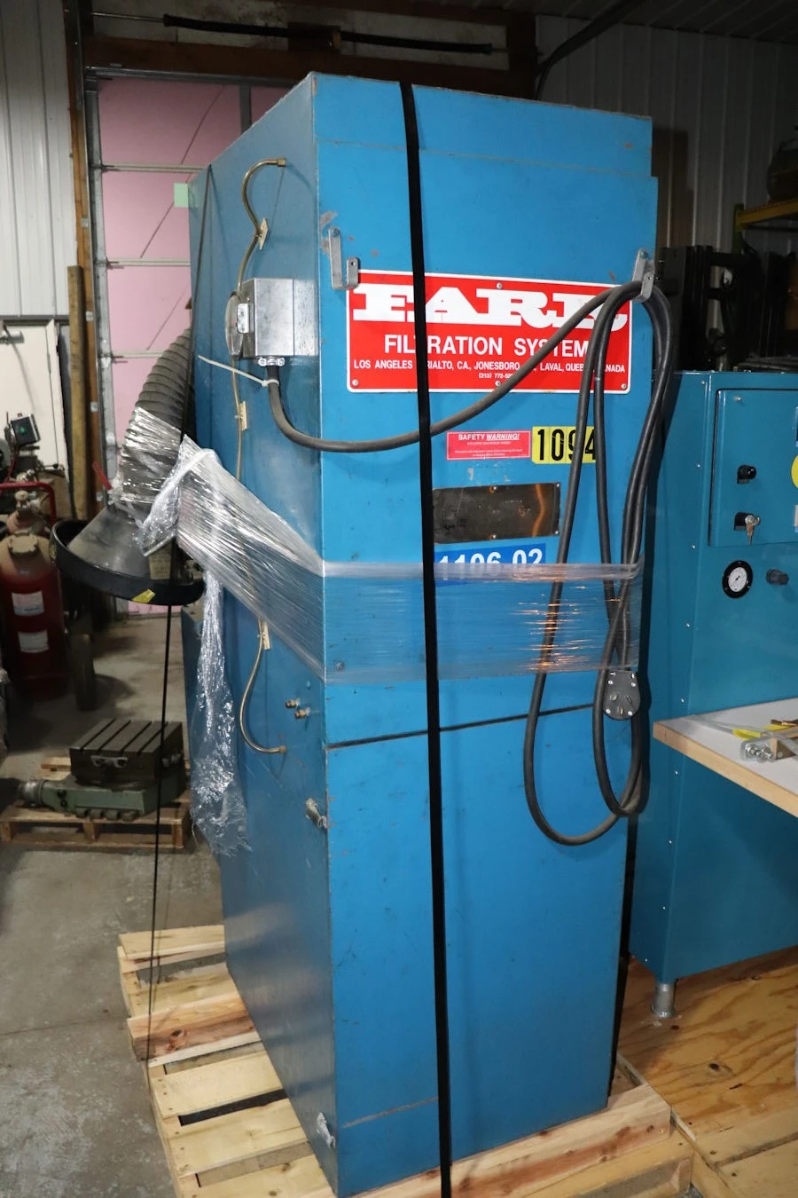 Farr Tenkay 2FDC Dust Collector w/ Extractor Arm
