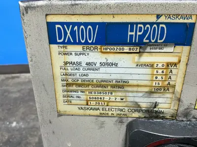 Used 2011 YASKAWA / MOTOMAN YRHP0020DA00 Robots Ohio US | HGR 24 #1568474