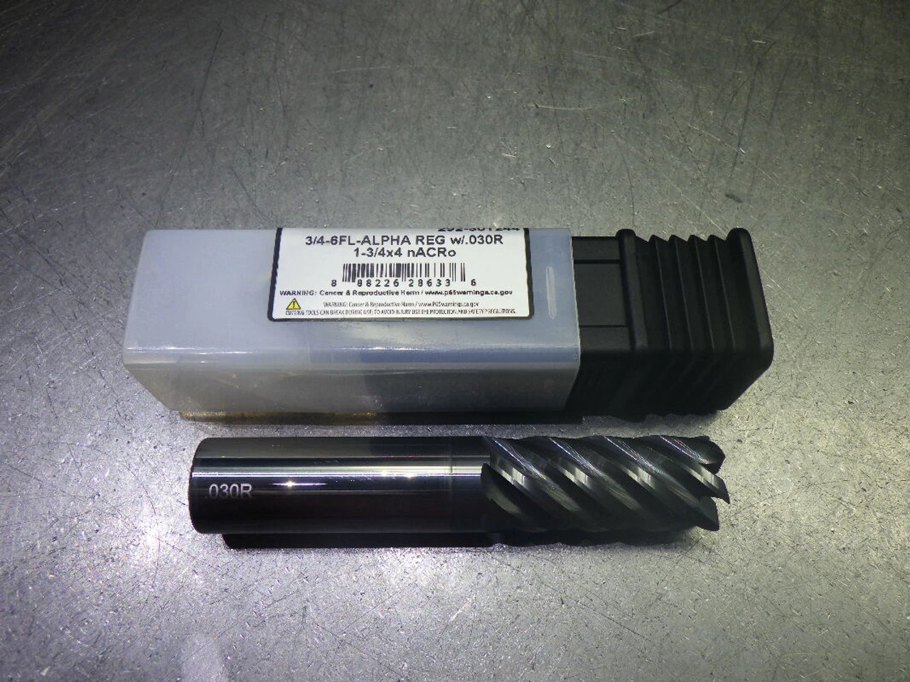 Monster 3/4" 6 Flute Carbide CR Endmill 3/" Shank .03" R 292-301244 (LOC473B)