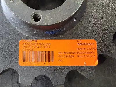 Roller Chain Sprocket 100P18