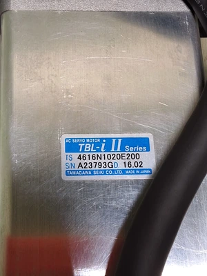 TAMAGAWA SEIKI CO. 4616N1020E200 AC SERVO MOTOR TBL-i 2 Series