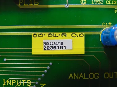 Alstom Drives GDS1004-4002 SIGMA Customer I/O Panel Rev. 0012 Used