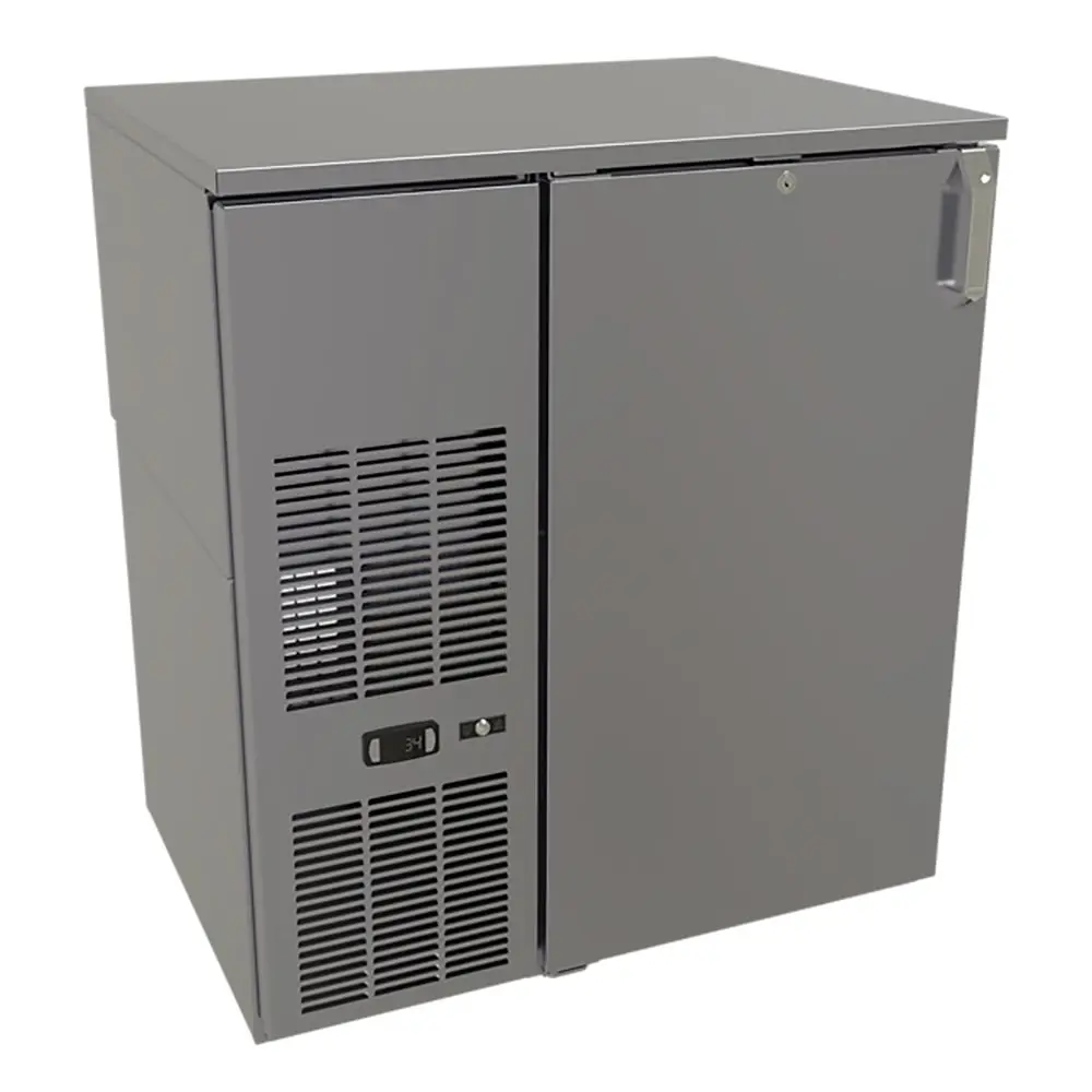 Glastender F1FB32 1 Section Glass Chiller w/ 120 Mug Capacity - Black, 120v