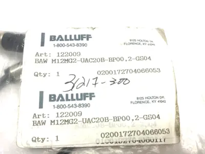 USED BALLUFF FLUSH MOUNT PROXIMITY SENSOR