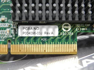 Emulex P004476-03F 10GB Dual Port PCIe Host Bus Adapter Used