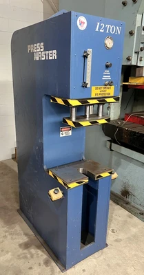 Used PRESS MASTER PRESS MASTER CFP-12T PRESS C-Frame Presses Michigan US | Alma Machinery #1327037