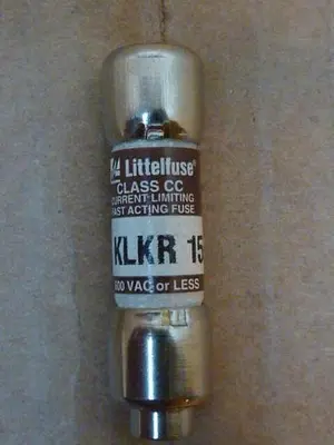 USED LITTELFUSE KLKR-15