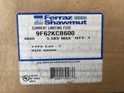NEW Ferraz Shawmut 9F62KCB600