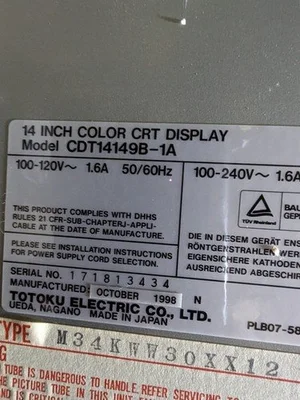 USED OKUMA CDT14149B-1A M34KNM23XX01 PLB07-580