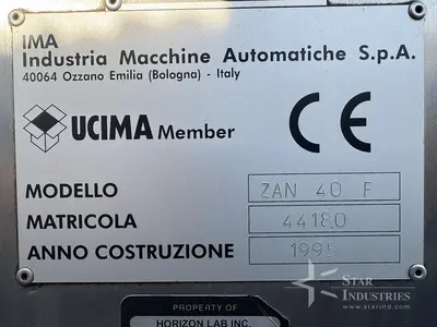 USED 1995 IMA ZANASI ZAN 40F