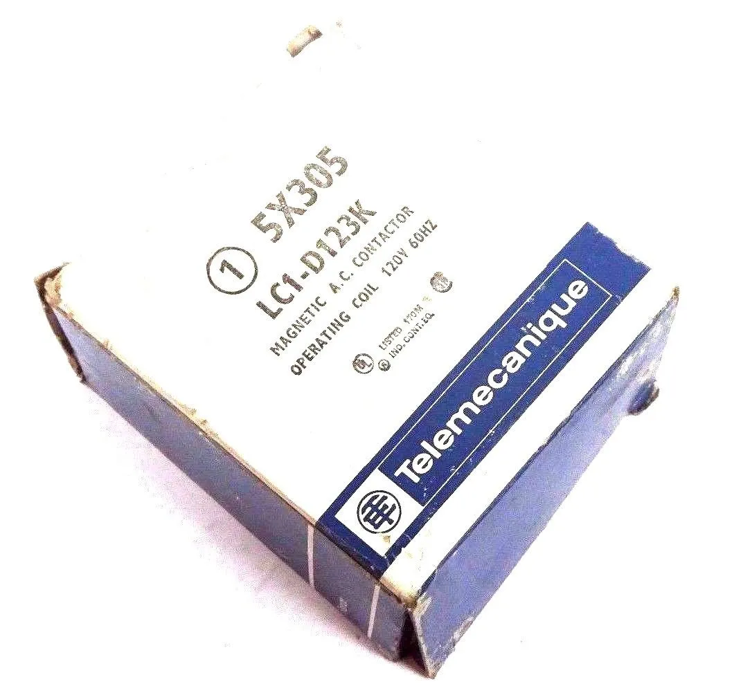 NEW TELEMECANIQUE 5X305 LC1-D123K MAGNETIC CONTACTOR