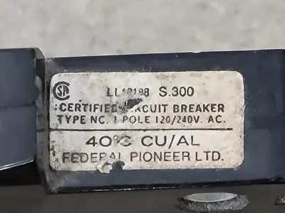 20 Amp, 1 Pole, 120/240 volts Circuit Breaker