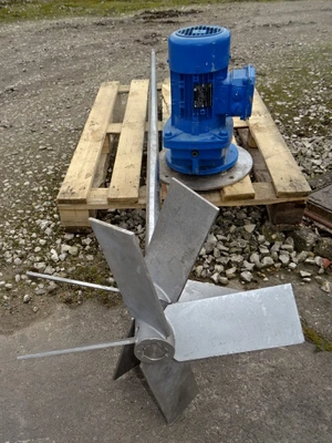0.75 kw 106 RPM Euromixer Gear Drive Paddle Stirrer Type 2EM75