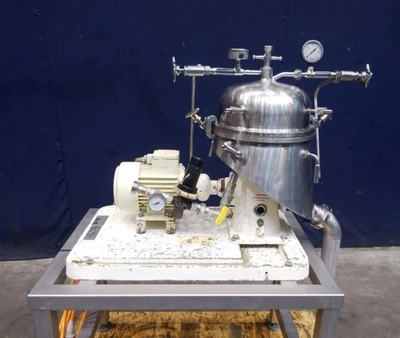Westfalia SAOH 205 pilot plant separator, 316SS.