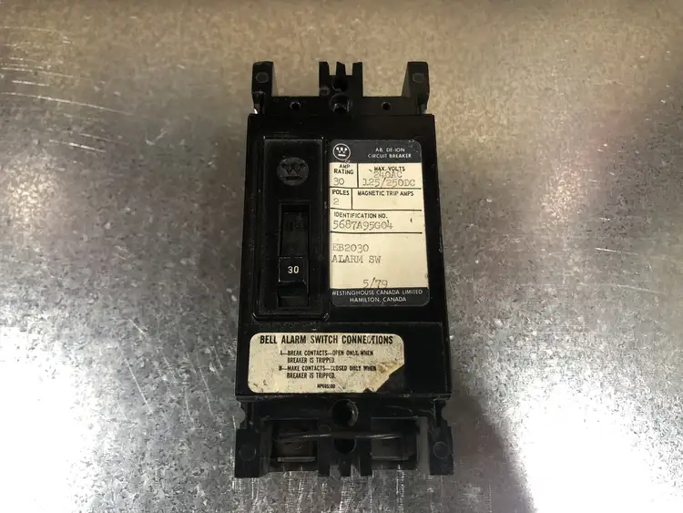Used WESTINGHOUSE EB2030 Switchgears British Columbia CA | Lenmark #244429