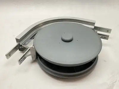 New | in-Stock Knapp Horizontal Wheel Bend 90D 83MM 25300002 Conveyor Parts Michigan US | Maverick Industrial Sales #1400046