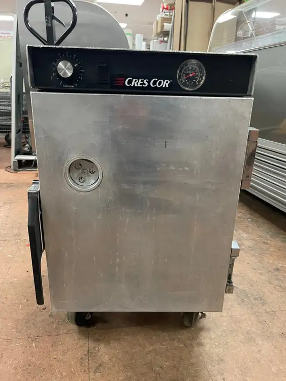 Used Cres-Cor Used Cres Cor H-339-135BK Insulated Heated Warming Holding Cabinet Solid Door - 120V Hot Food Warming, Holding, & Transport Cabinets Illinois US | Falcon Restaurant Supply #1375741