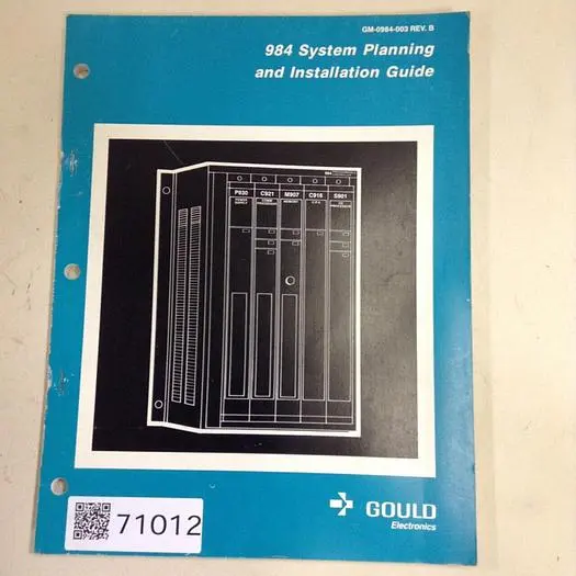 Used GOULD GM-0984-003 Manuals Michigan US | Ideal Machinery #570524