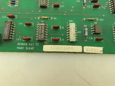Spang Power Electronics 119811000 Pulse Timing Circuit Slave Control Board