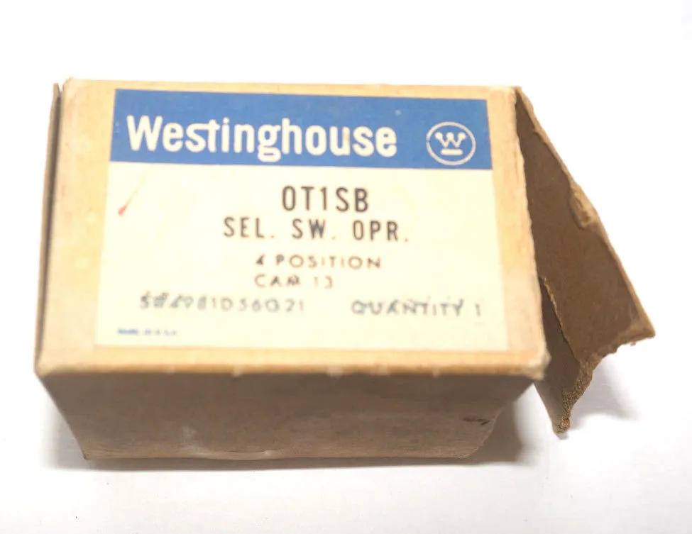 NEW WESTINGHOUSE 0T1SB SELECTOR SWITCH