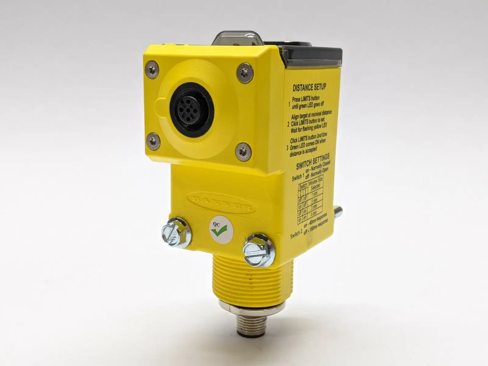 Q45UR3BA63CQ6, 53011 | Banner Q45UR3BA63CQ6 Remote Transducer Ultrasonic Sensor 53011 - New Other