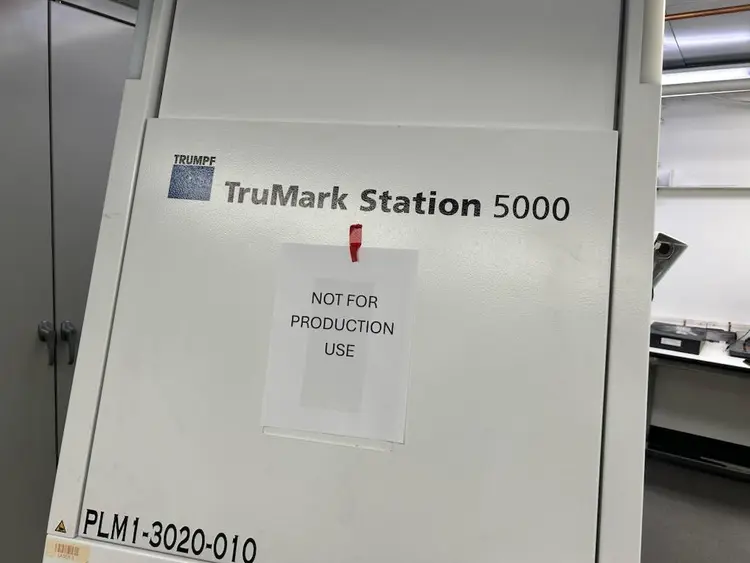 Used 2013 TRUMPF TRUMARK STATION 5000 Laser Markers Minnesota US | Orca Machine Tools, Inc. #1262790