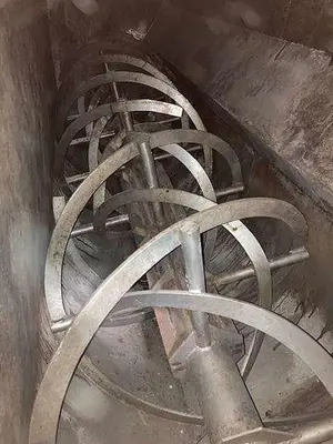 Mixer, Ribbon, 300 CF, Stainless Steel, Jacketed, Young, 30 HP #A744840