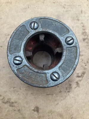 Rigid Set Of 3 Manual Pipe Threader Die Head 3/8″ and 1″