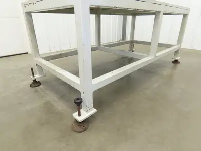 5/8" Steel Top Machine Base Welding Table Work Bench 65x31" Top 28-31" H
