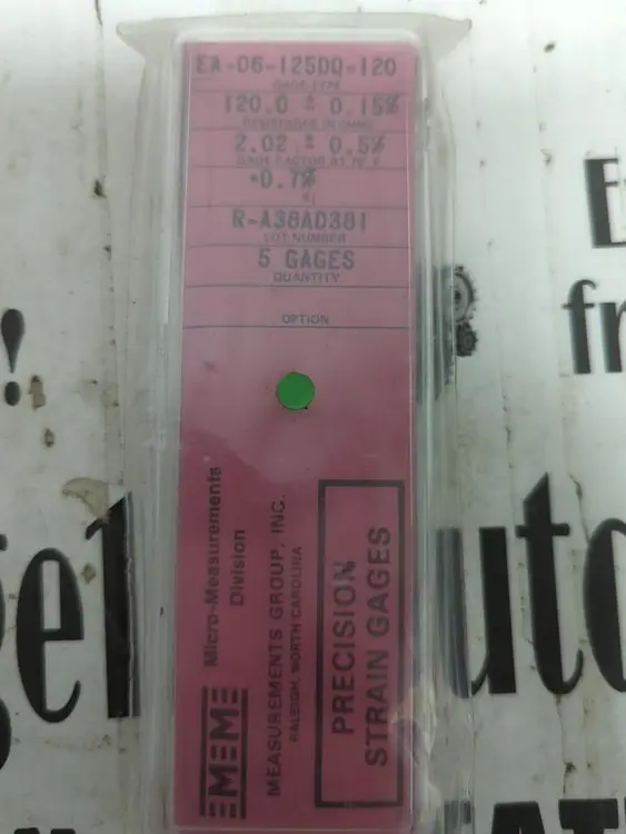 New | in-Stock MICRO-MEASUREMENTS EA-06-125DQ-120 Transducers | Surplus Asset Holdings #1226610