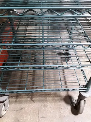 24" x 24" Wire Rack Shelving, 10 tiers with Casters