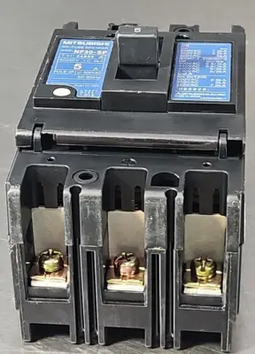 Mitsubishi NF30-SP 5A NO-Fuse Use Breaker 3 Pole loc4B9