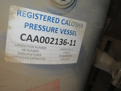 USED 2011 MANCHESTER 200 GALLON