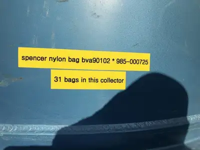 Spencer Vacuum Blower 55X75 31 Bag Filter Cyclone / Dust Collector 3200CFM 3PH