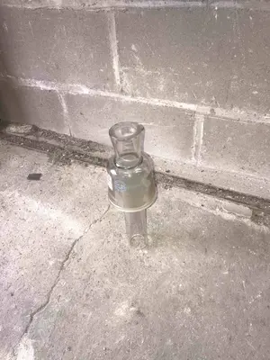 80mm Dia, QVF Dip pipe adaptor DP3/1.5