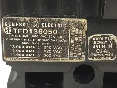 USED GE TED136050