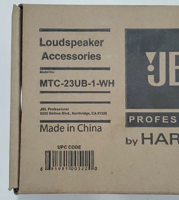 NEW JBL MTC-23UB-1-WH